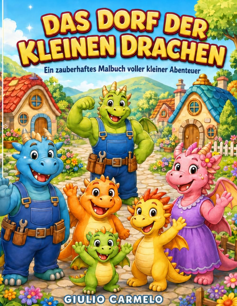 DAS DORF DER KLEINEN DRACHEN: Ein zauberhaftes Malbuch voller kleiner Abenteuer (German Edition) baixar livro de graça