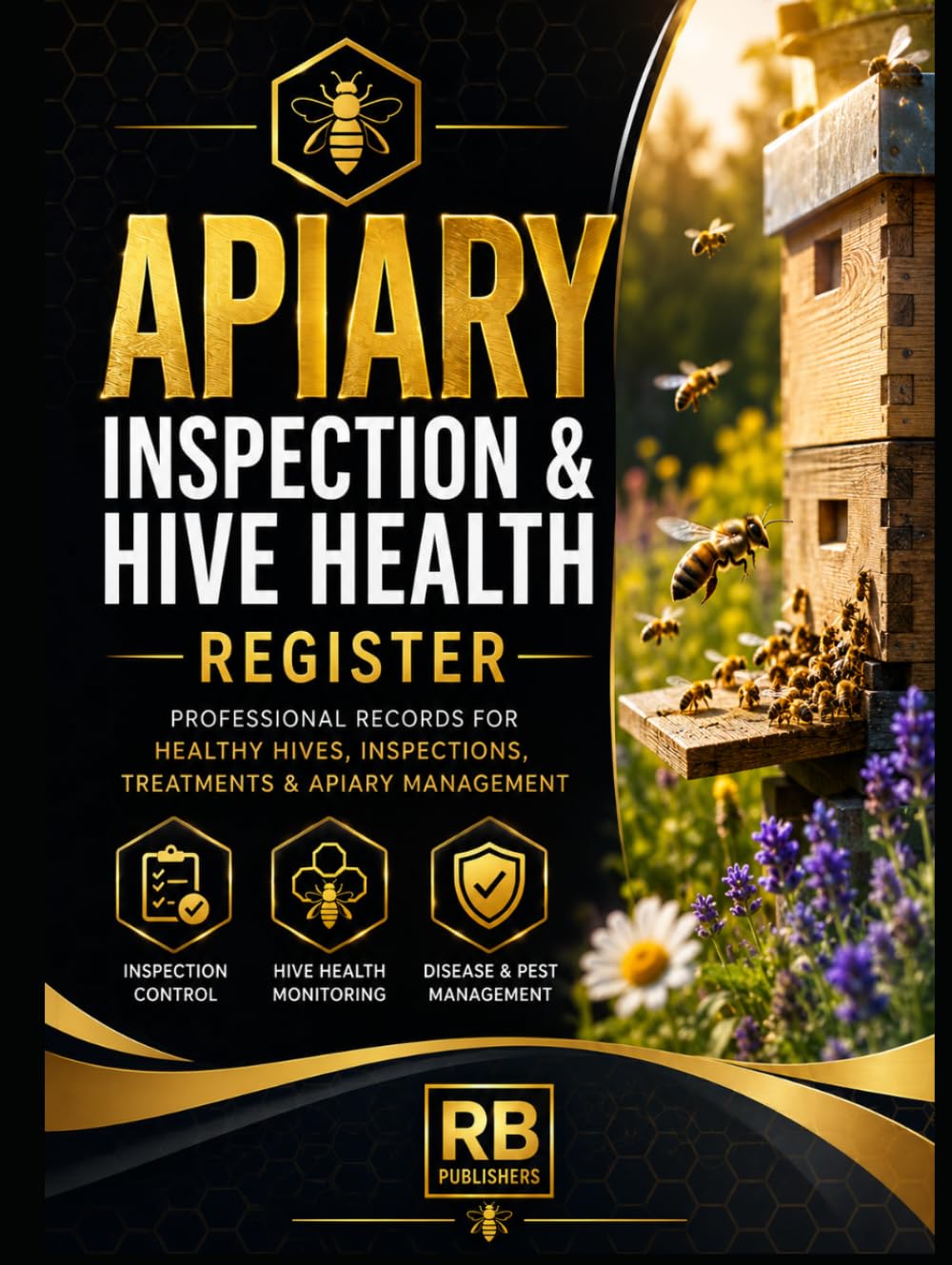 Apiary Inspection & Hive Health Register: Professional Record Book for Hive Inspections, Colony Health Monitoring, Disease & Pest Control, Treatments,... Management, and Seasonal Beekeeping Records baixar livro de graça