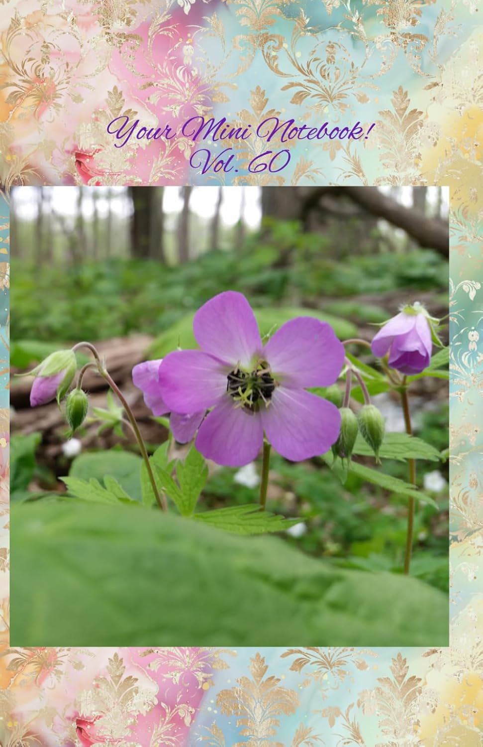 capítulo por capítulo baixar Your Mini Notebook! Vol. 60: Running wild (wild geranium, that is) covering this lovely journal