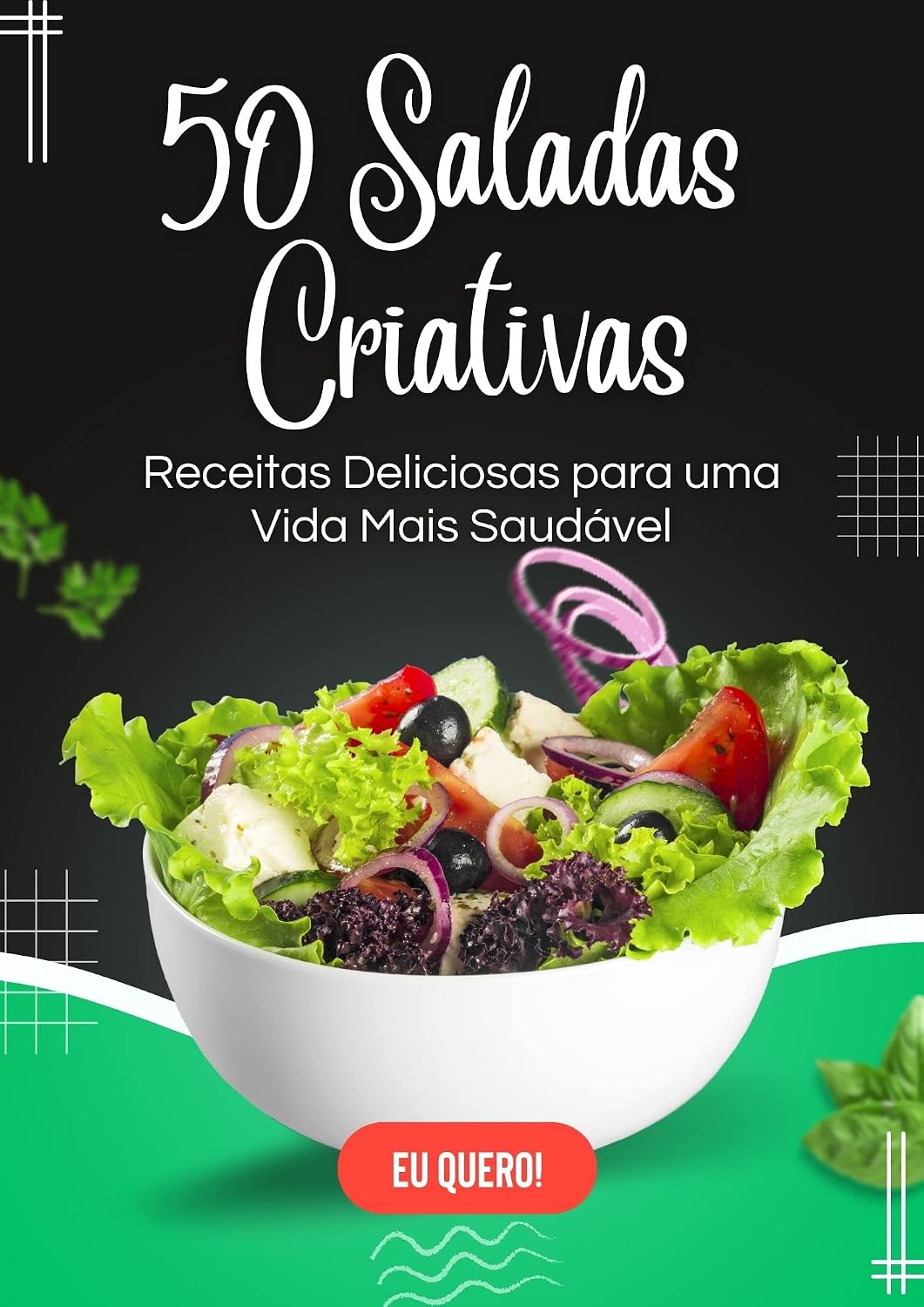 ler totalmente 50 Saladas Criativas: Receitas Deliciosas para uma Vida Mais Saudável (50 Séries Livro 2)