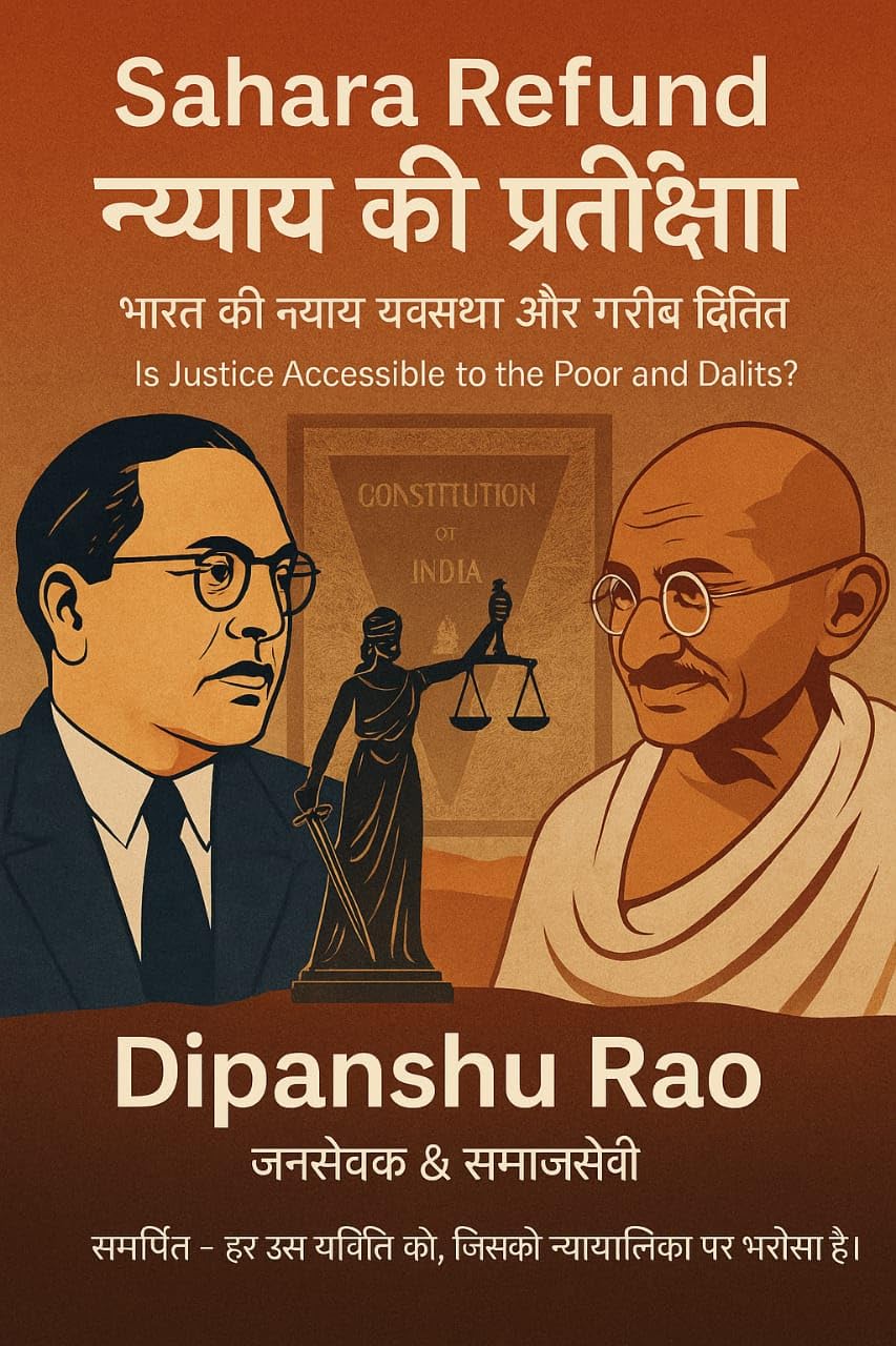 Sahara Refund – न्याय की प्रतीक्षा: “Sahara Refund – न्याय की प्रतीक्षा” सिर्फ एक आर्थिक शिकायत का दस्तावेज़ नहीं है। यह एक आम नागरिक की आस्था, असहमति ... में विश्वास की यात्रा है। (Hindi Edition)