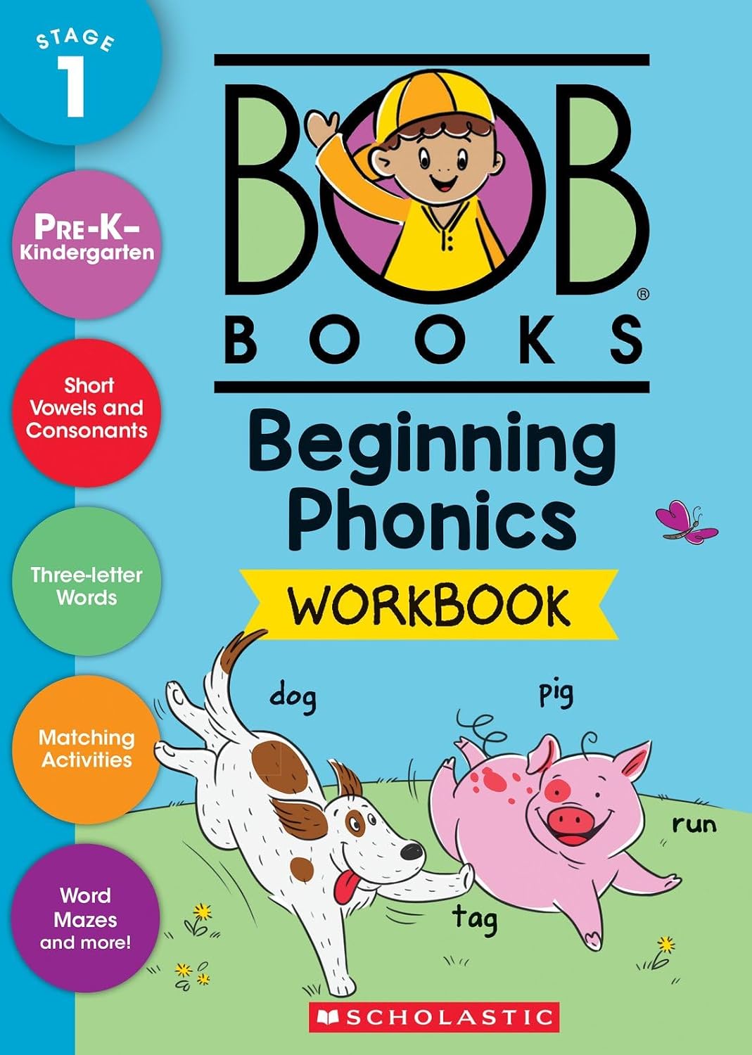 ler totalmente Bob Books - Beginning Phonics Workbook Phonics, Writing Practice, Ages 4 and Up, Kindergarten, First Grade (Stage 1: Starting to Read): Phonics,... Ages 4 and Up, Kindergarten, First Grade