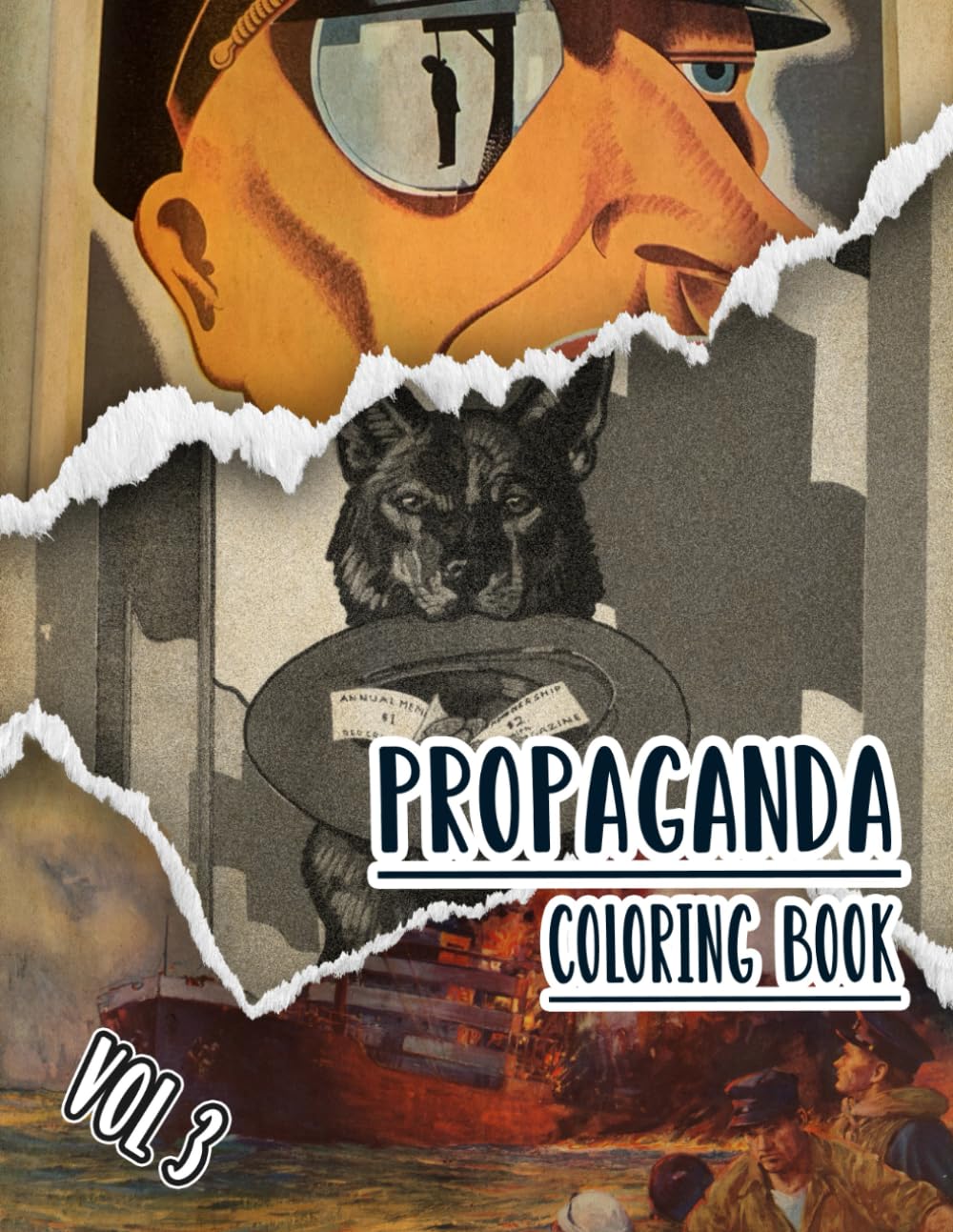 capítulo por capítulo baixar Propaganda Coloring Book: Vol 3 of Historical WW1 WW2 World War Cold War Posters Old Patriotic Art Political prints American history and more. High... For Mindful fun, relaxation and stress relief
