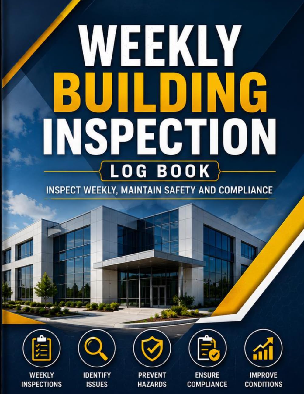 Weekly Building Inspection Log Book: Inspect Weekly, Maintain Safety and Compliance