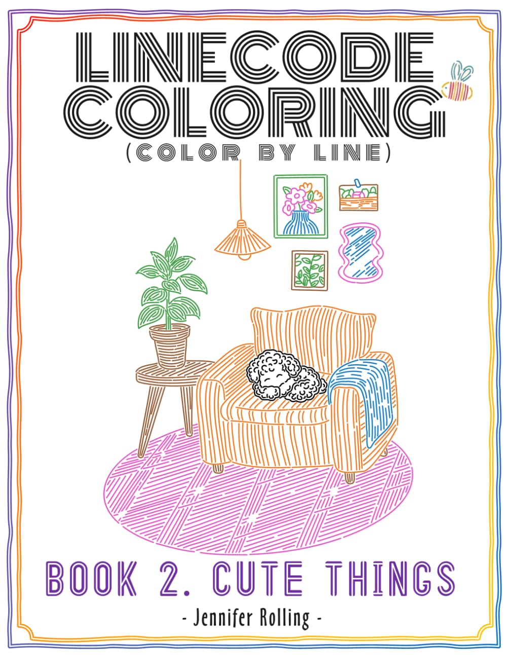 LineCode Coloring: (color by line) Cute Things - A fresh new way to color - follow the line patterns and reveal the art (Book 2) baixar o livro de graça