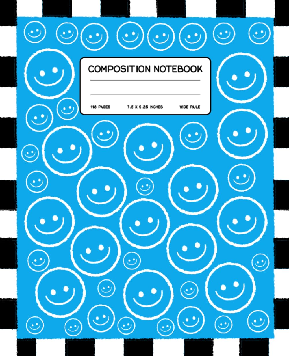 ler totalmente Happy Face Composition Notebook Wide Ruled: Cute Smiley Face Notebook | 108 Pages | 7.5 x 9.25 Inches.