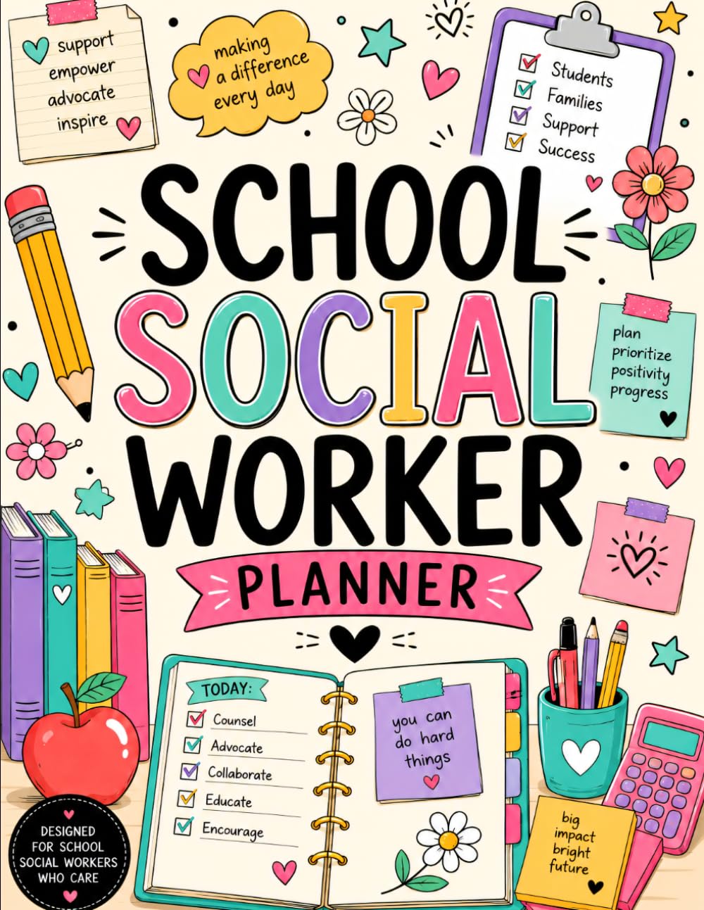 ler totalmente School Social Worker Planner: 2026-2027 Academic Year Organizer for Student Advocacy, Family Partnership, Referrals, Attendance Support, and Case Follow-Up