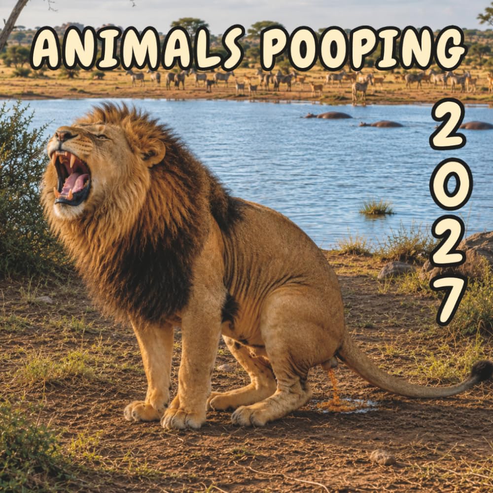 capítulo por capítulo baixar Animals Pooping 2027: 24 Hilarious XXL Photos | Funny Gift for Animal Lovers | Fun & Quirky Planner