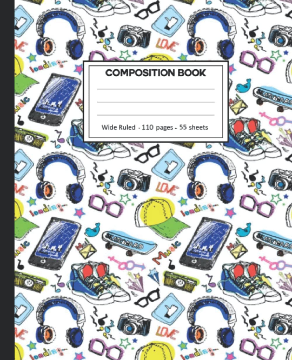 Composition Notebook: Boys Sports Wide Ruled Blank Lined Composition Book Journal (7.5 x 9.25 in) Cute Notebooks for Girls Teens Kids School Planner Diary Writing Notes. baixar livro de graça
