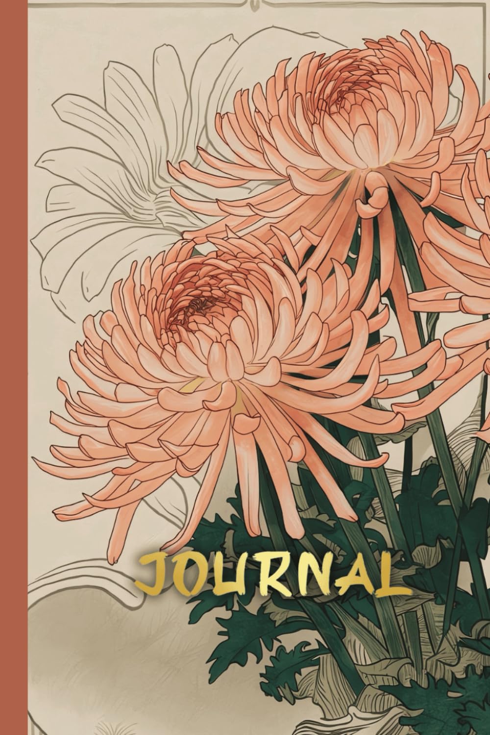 Japanese Chrysanthemum Journal: Beautiful Wide Lined Notebook with Fascinating Facts and Motifs, Handy 6 x 9 inches, 120 pages baixar o livro de graça