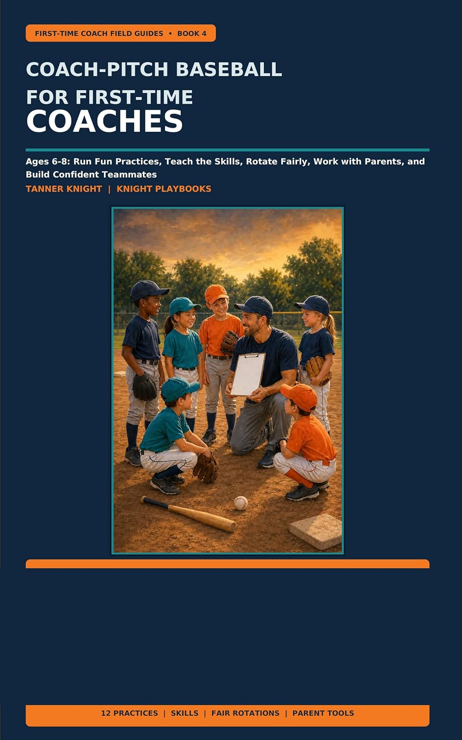capítulo por capítulo baixar Coach-Pitch Baseball for First-Time Coaches: Ages 6-8: Run Fun Practices, Teach the Skills, Rotate Fairly, Work with Parents, and Build Confident Teammates... Coach Field Guides) (English Edition)