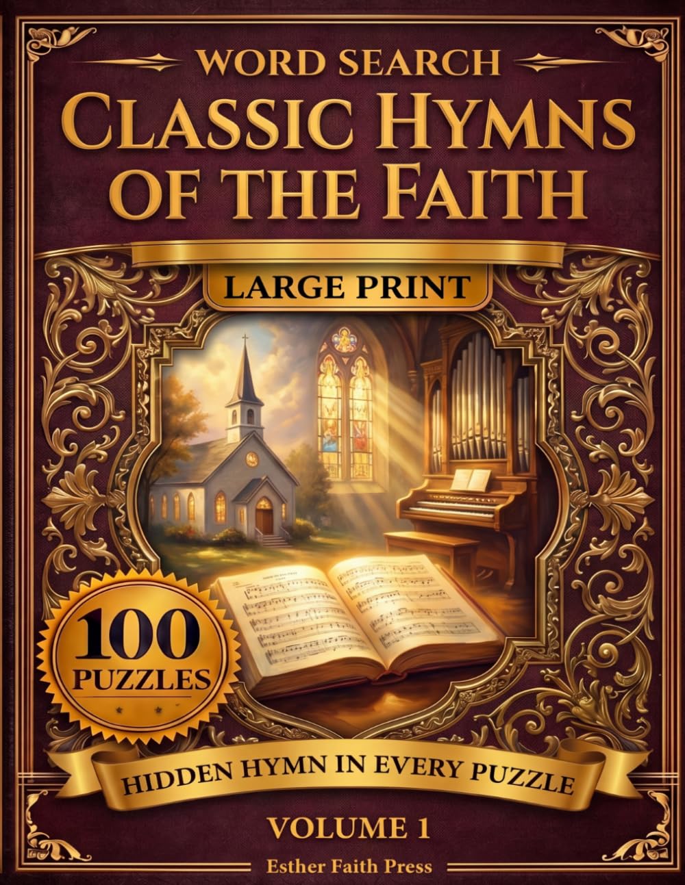 Classic Hymns of the Faith Word Search: 100 Large Print Puzzles on Beloved Hymns, with a Hidden Hymn Verse in Every Puzzle (Hymns Word Search) baixar o livro de graça