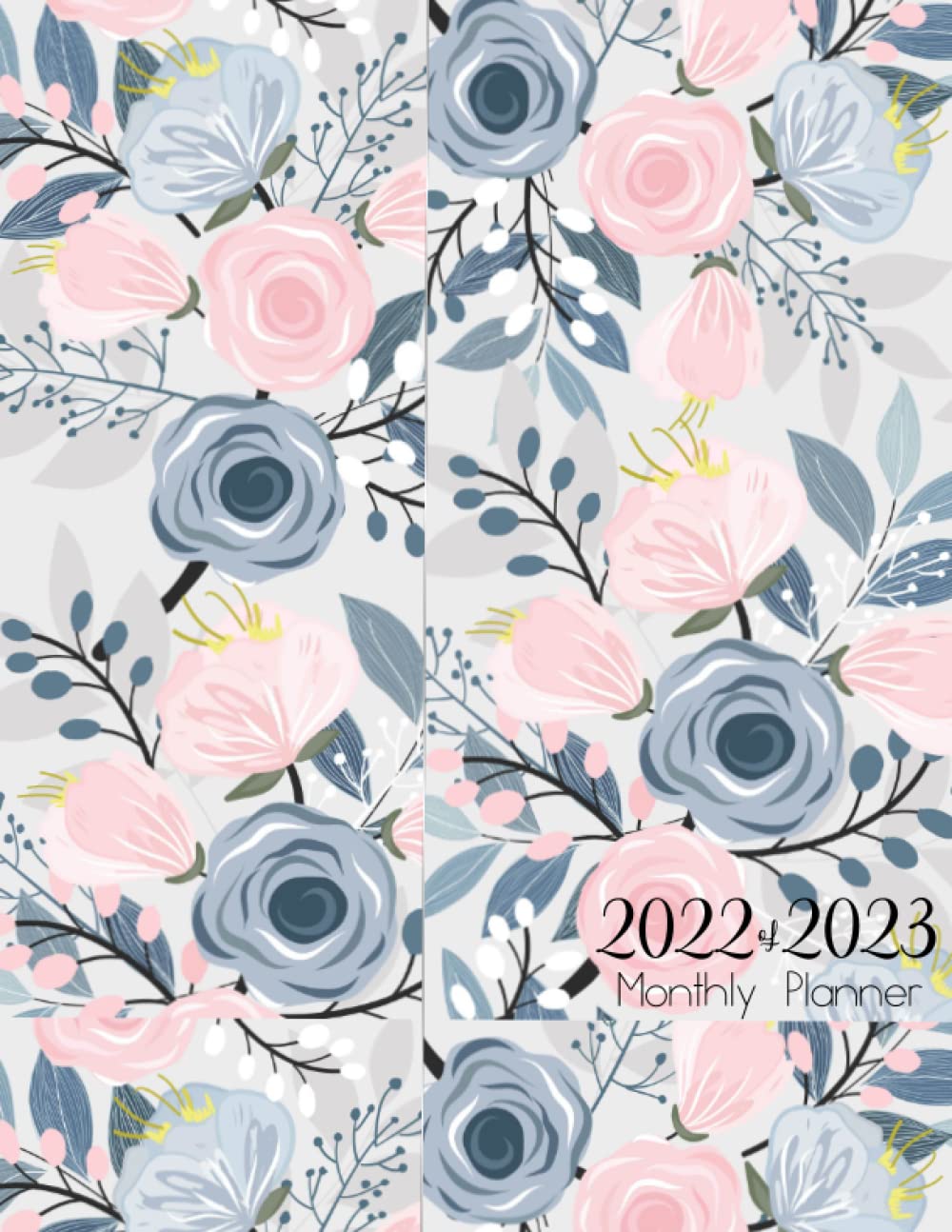 capítulo por capítulo baixar 2022-2023 Monthly Planner: Large Two Year Planner with Flower Cover Jan 2022 - Dec 2023 8.5" x 11"