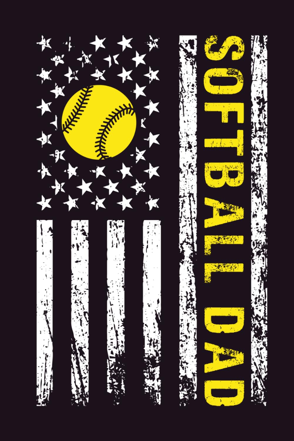 ler totalmente Softball Dad Notebook: Vintage American Flag Distressed Style - Low Content Journal for Fathers, 6x9 Inches, 150 Lined Pages: Father's Day Gift Idea:... Softball Fathers, Coaches, and Sports Dads