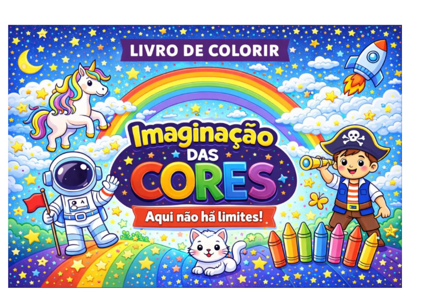 Imaginação das Cores: Aqui não há limites! (Portuguese Edition) baixar livro de graça