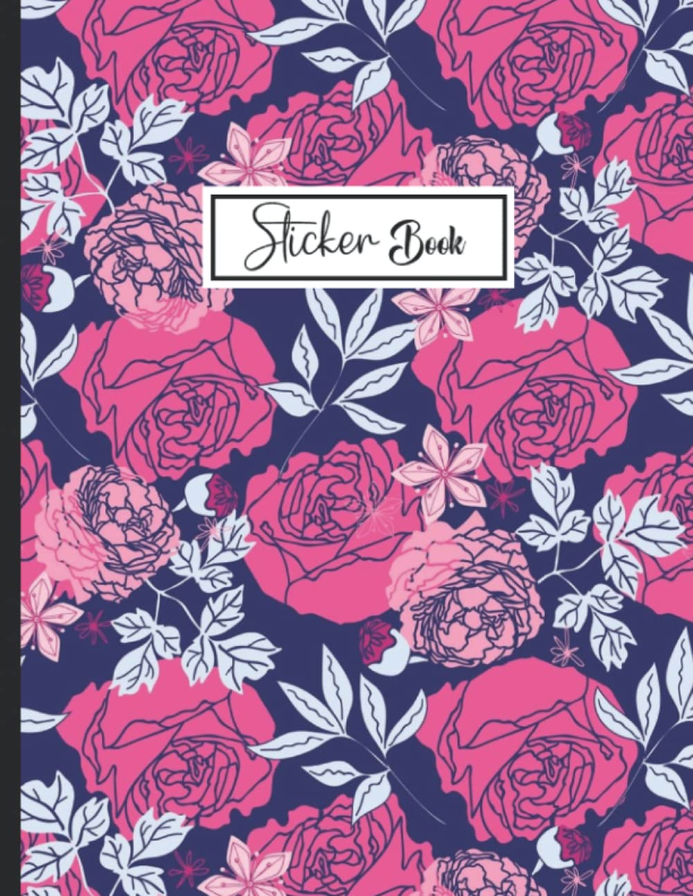 Sticker Book: Cute Rose Design Blank Sticker Album Journal pages for Kids Sticker Collection Book. baixar o livro de graça