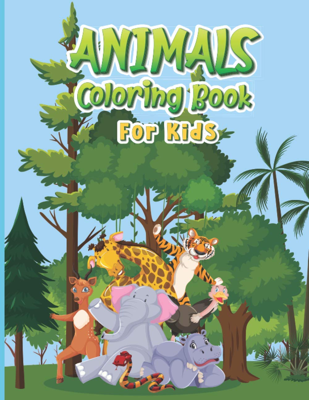 ler totalmente Animals Coloring Book For Kids: Pages of Cute and Lovable Baby Animals from Forests, Jungles, Oceans and Farms । Fun Gift For Kids ages 4-8 v2