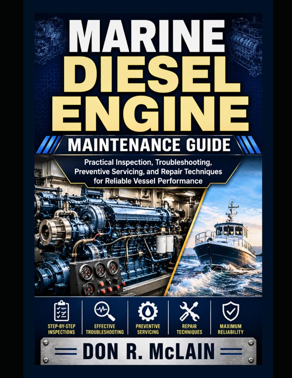 ler totalmente Marine Diesel Engine Maintenance Guide: Practical Inspection, Troubleshooting, Preventive Servicing, and Repair Techniques for Reliable Vessel Performance
