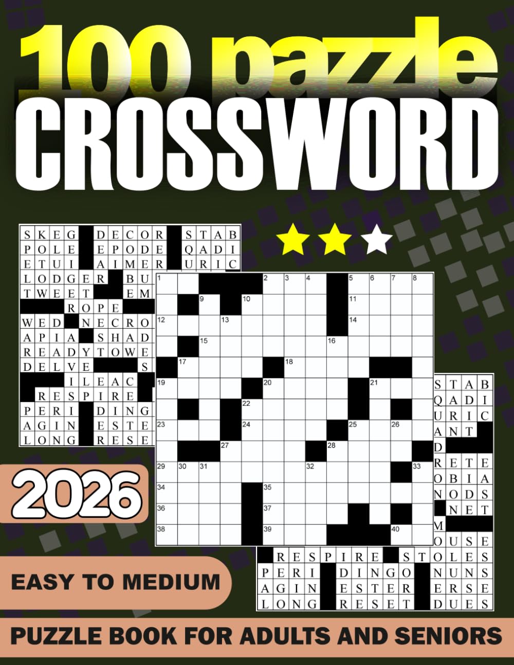 Easy to Medium Crossword Puzzle Book for Adults and Seniors: Fun and Engaging Word Games for Adults | Relieve Stress and Improve Memory with 100 Puzzles baixar o livro de graça