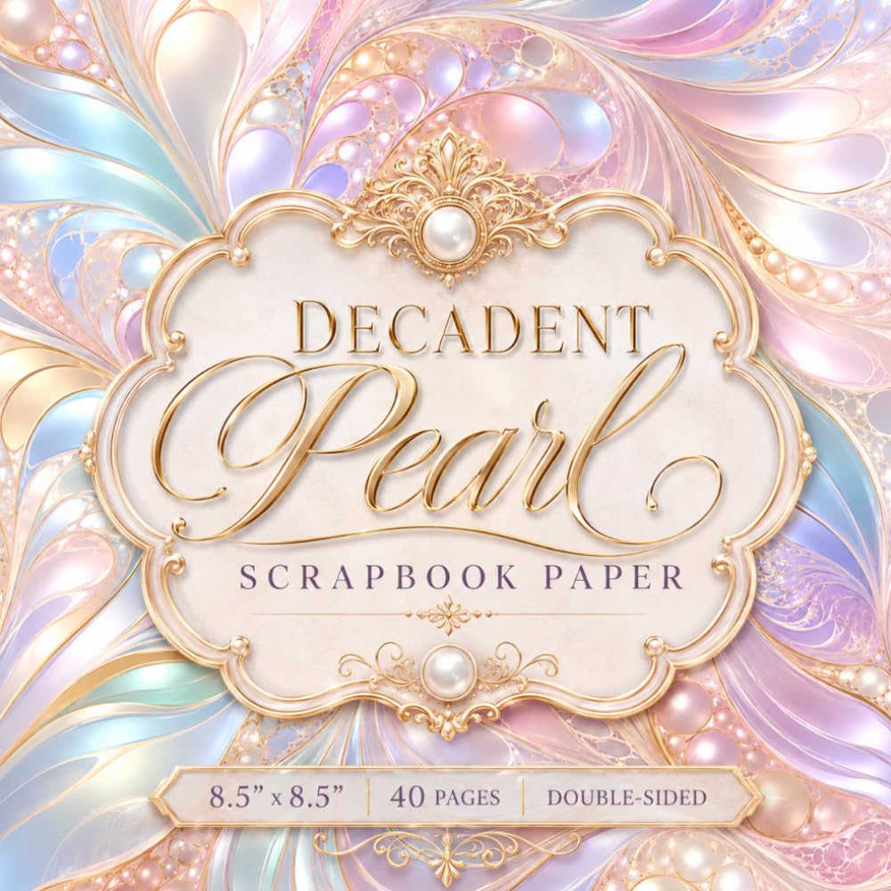 The Decadent Pearl Scrapbook Paper: 40 Luxurious Double-Sided Pearl-Inspired Designs for Scrapbooking, Junk Journaling, Card Making & Paper Crafts baixar o livro de graça