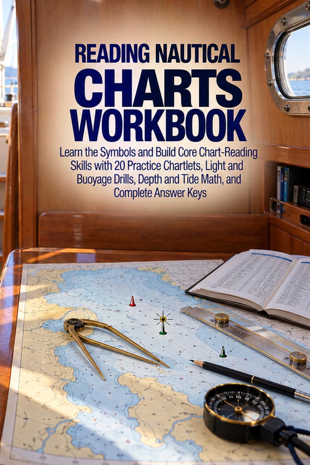 capítulo por capítulo baixar Reading Nautical Charts Workbook: Learn the Symbols and Read Any Chart with 20 Practice Chartlets, Light and Buoyage Drills, Depth and Tide Math, and Complete Answer Keys