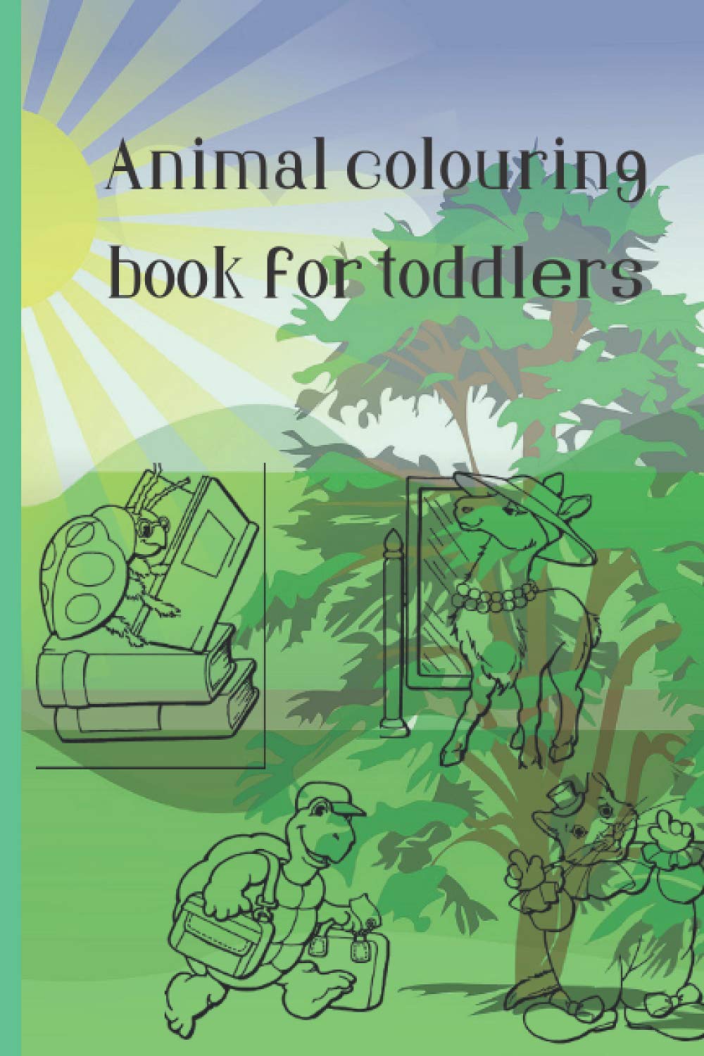 ler totalmente Animal Colouring Book Toddlers: Fun Children's Coloring Book with 50 Adorable Animal Pages for Toddlers & Kids to Learn & Color.