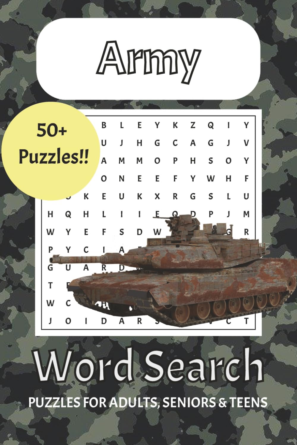 Army Word Search Puzzle Book: Word Searches with Easy to Read Print about Army, Military, Soldier and More | 6x9 inches, 110 pages | 50+ Puzzles |... Holidays and Free Time (Spanish Edition) baixar livro de graça