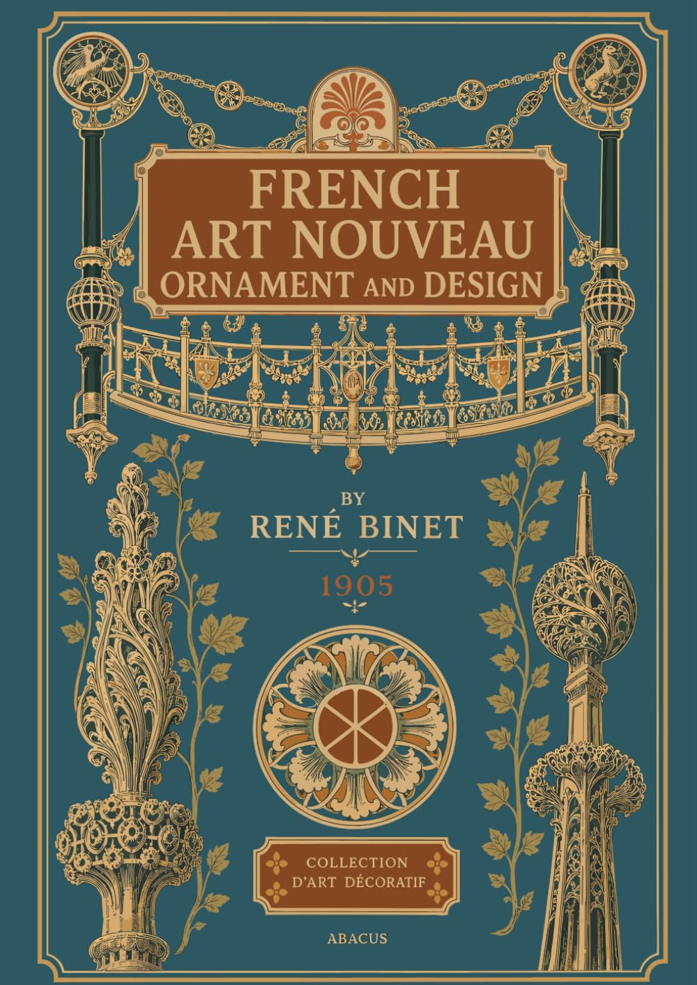 French Art Nouveau Ornament and Design: A 1905 Paris Portfolio of 60 Art Nouveau Design Plates for Jewelry, Ironwork, Tile, Furniture, and the Applied Arts baixar o livro de graça