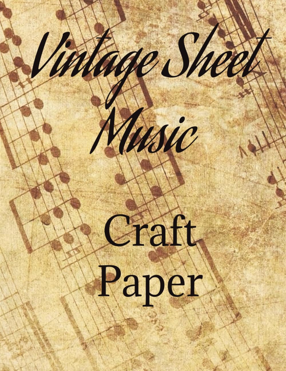 Vintage Sheet Music Craft Paper: Vintage Sheet Music Craft Paper- scrap booking paper- 40 pages- color prints 20 designs- front and back 8.5x 8.5 inch baixar o livro de graça
