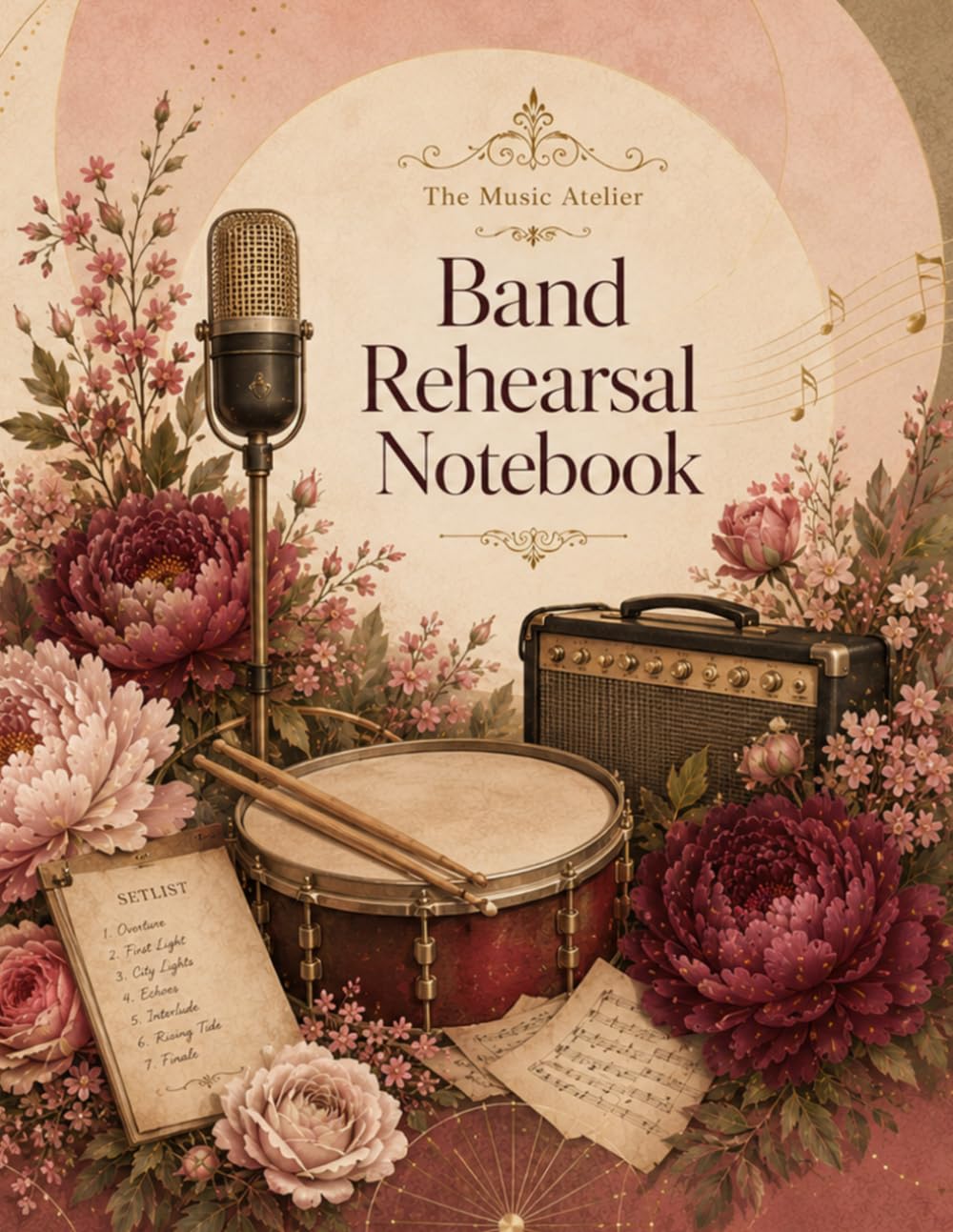capítulo por capítulo baixar Band Rehearsal Notebook: Geometric Floral Edition — setlist planner, session notes and gig preparation log for bands and musicians