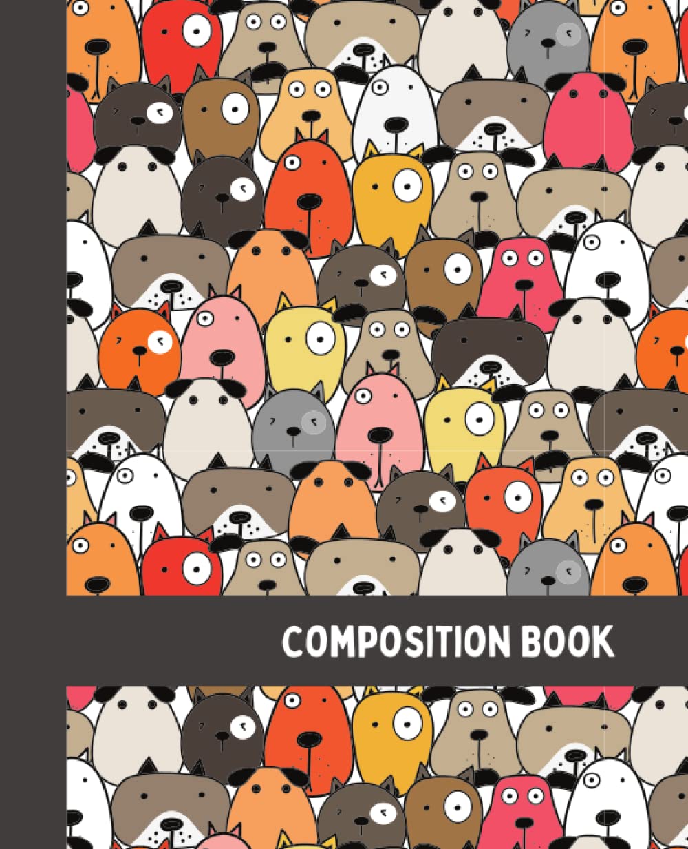 ler totalmente Cute Colorful Dogs Composition Notebook: Dog Pattern College Ruled Notebook (7.5 x 9.25)