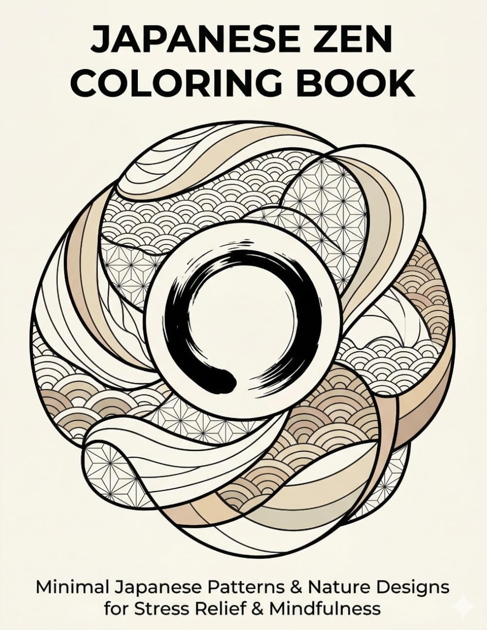 ler totalmente Zen Abstract Coloring Book for Adults: Minimal Abstract Designs for Stress Relief & Mindfulness