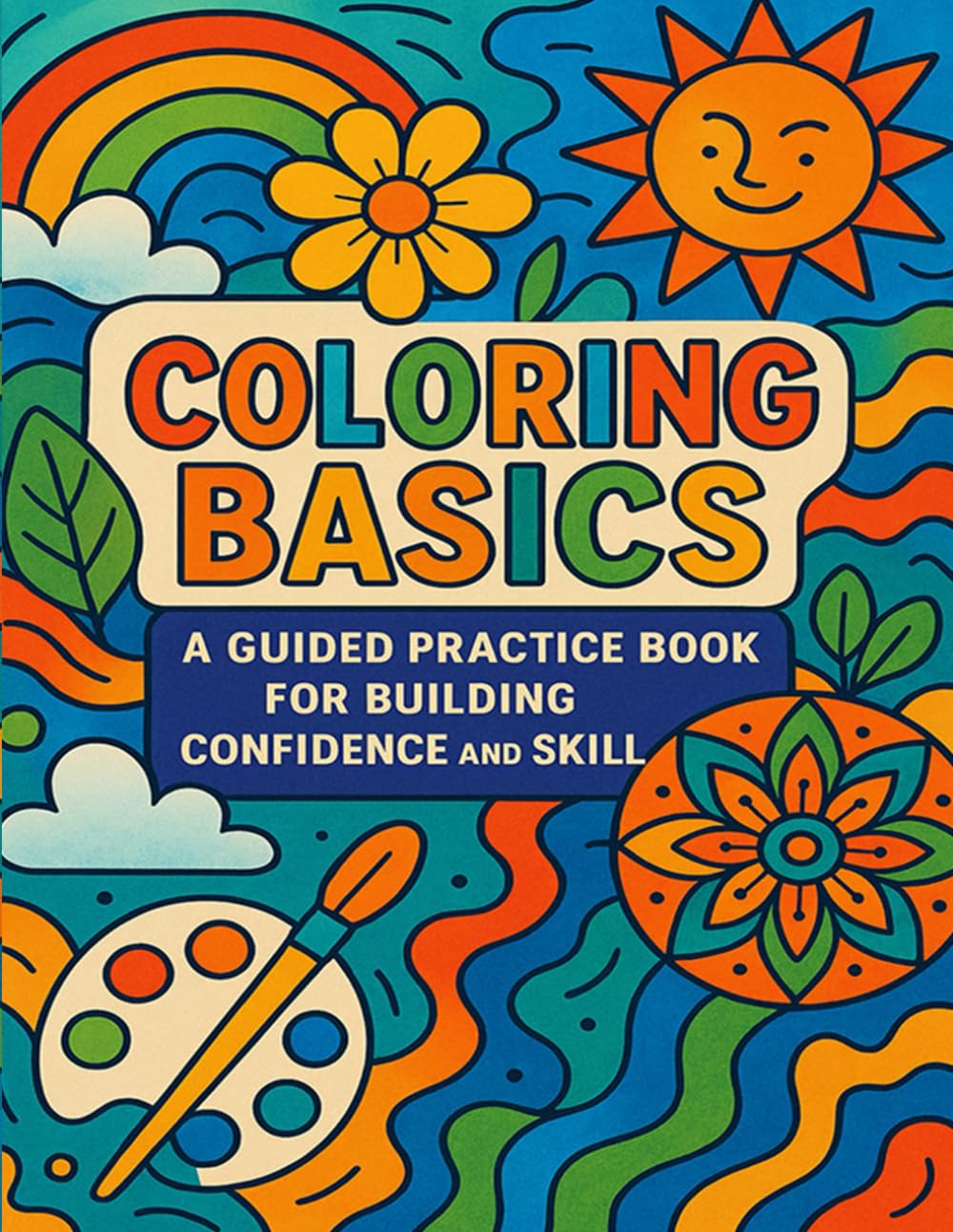 Coloring Basics: A Guided Practice Book for Building Confidence and Skill: Learn to Color with Confidence Through Swatches, Warm-Ups, and Skill-Building Pages baixar o livro de graça