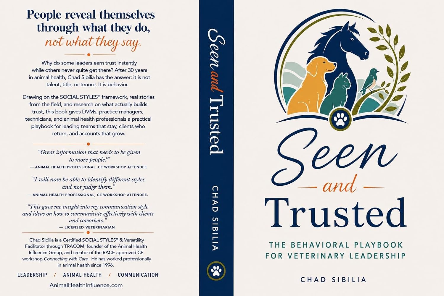 Seen and Trusted: THE BEHAVIOR PLAYBOOK FOR VETERINARY LEADERSHIP (English Edition) baixar o livro de graça