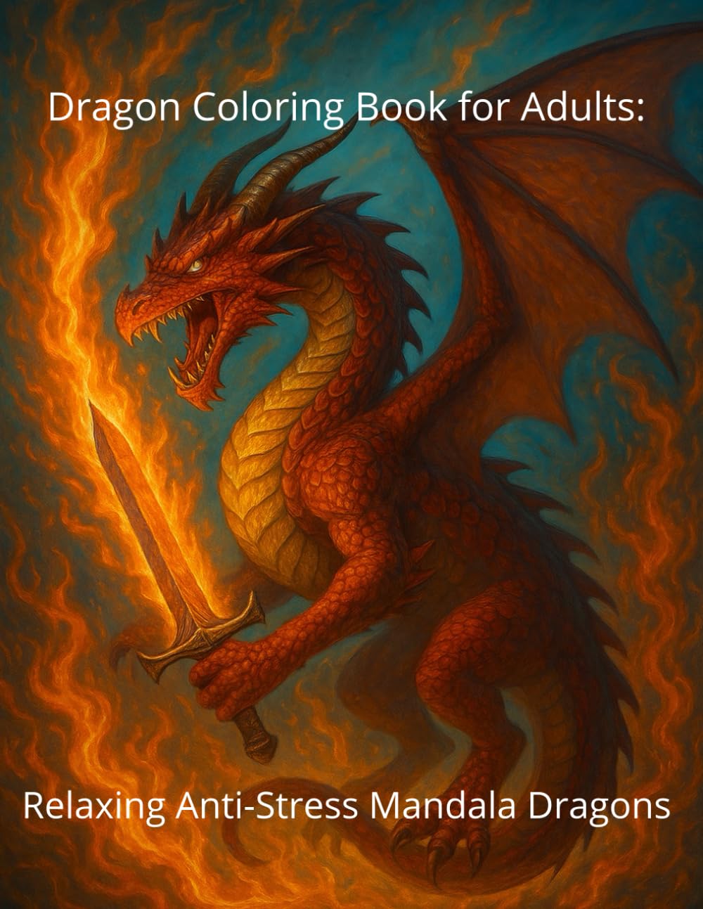 capítulo por capítulo baixar Dragon Coloring Book for Adults: Relaxing Anti-Stress Mandala Dragons: Stress Relief and Mindful Relaxation with Beautiful Dragon Designs