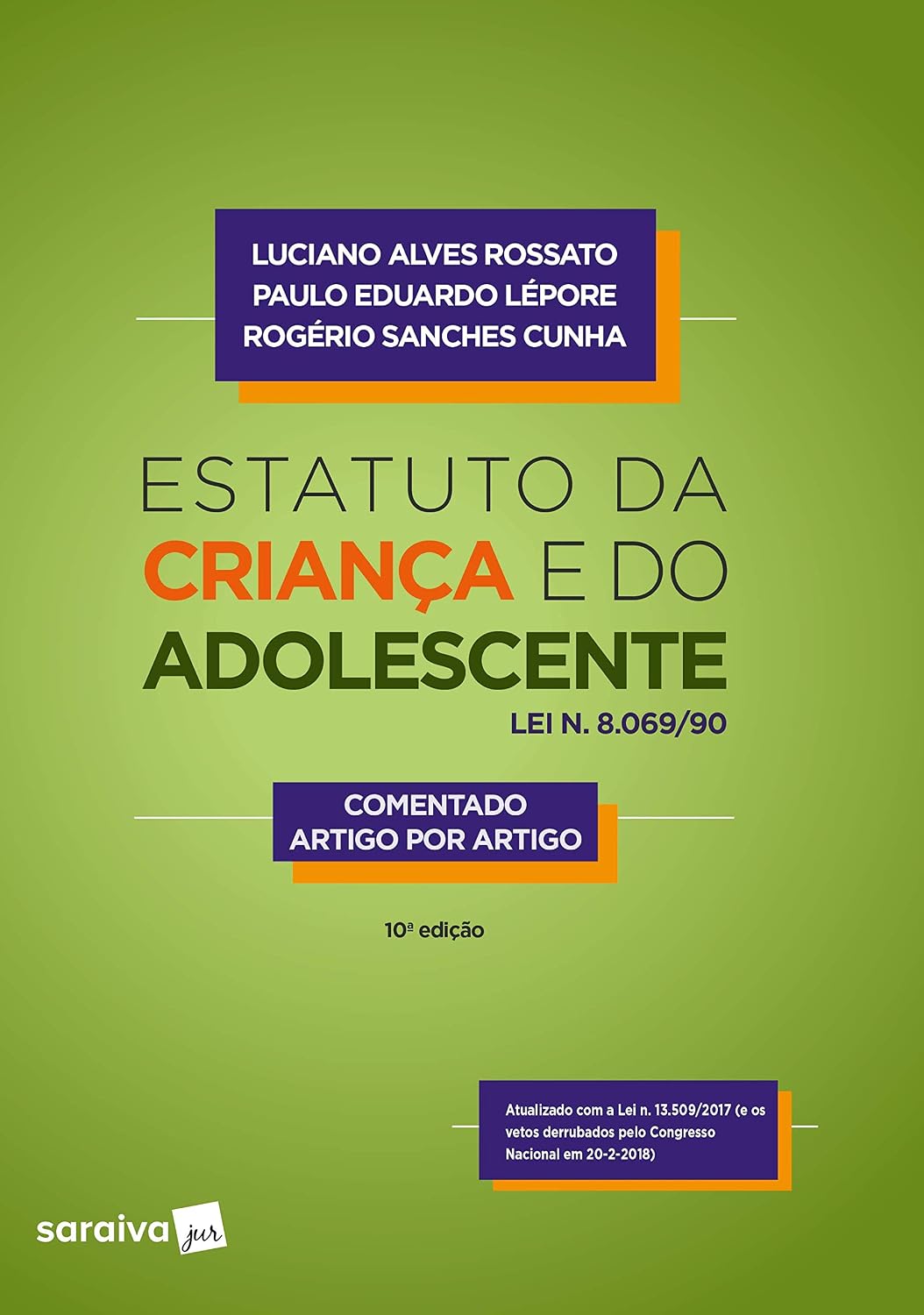 capítulo por capítulo baixar Estatuto da criança e do adolescente - 10ª edição de 2018: Lei n. 8.069/90
