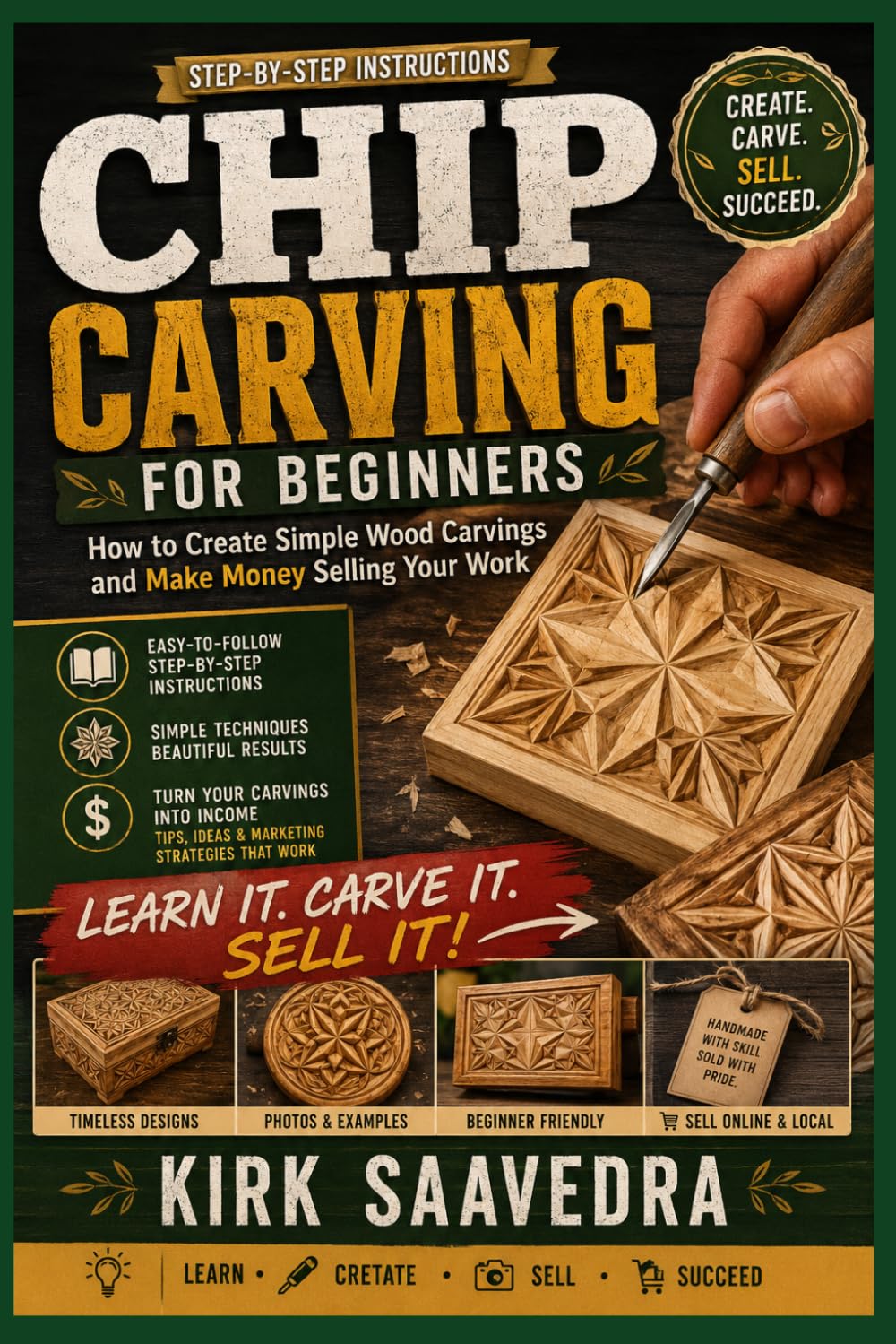 capítulo por capítulo baixar Chip Carving for Beginners: How to Create Simple Wood Carvings and Make Money Selling Your Work