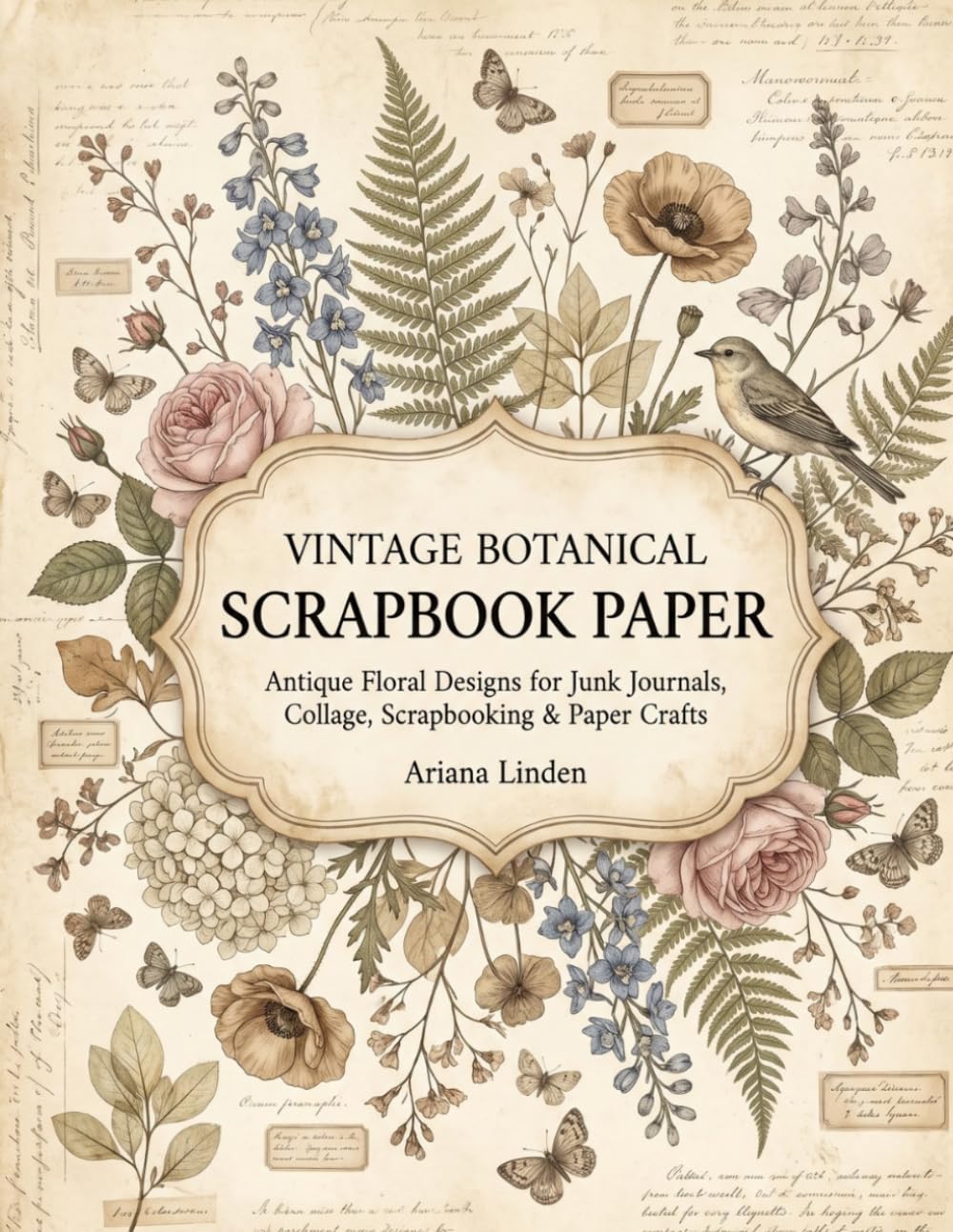 capítulo por capítulo baixar Vintage Botanical Scrapbook Paper: Antique Floral Designs for Junk Journals, Collage, Scrapbooking & Paper Crafts