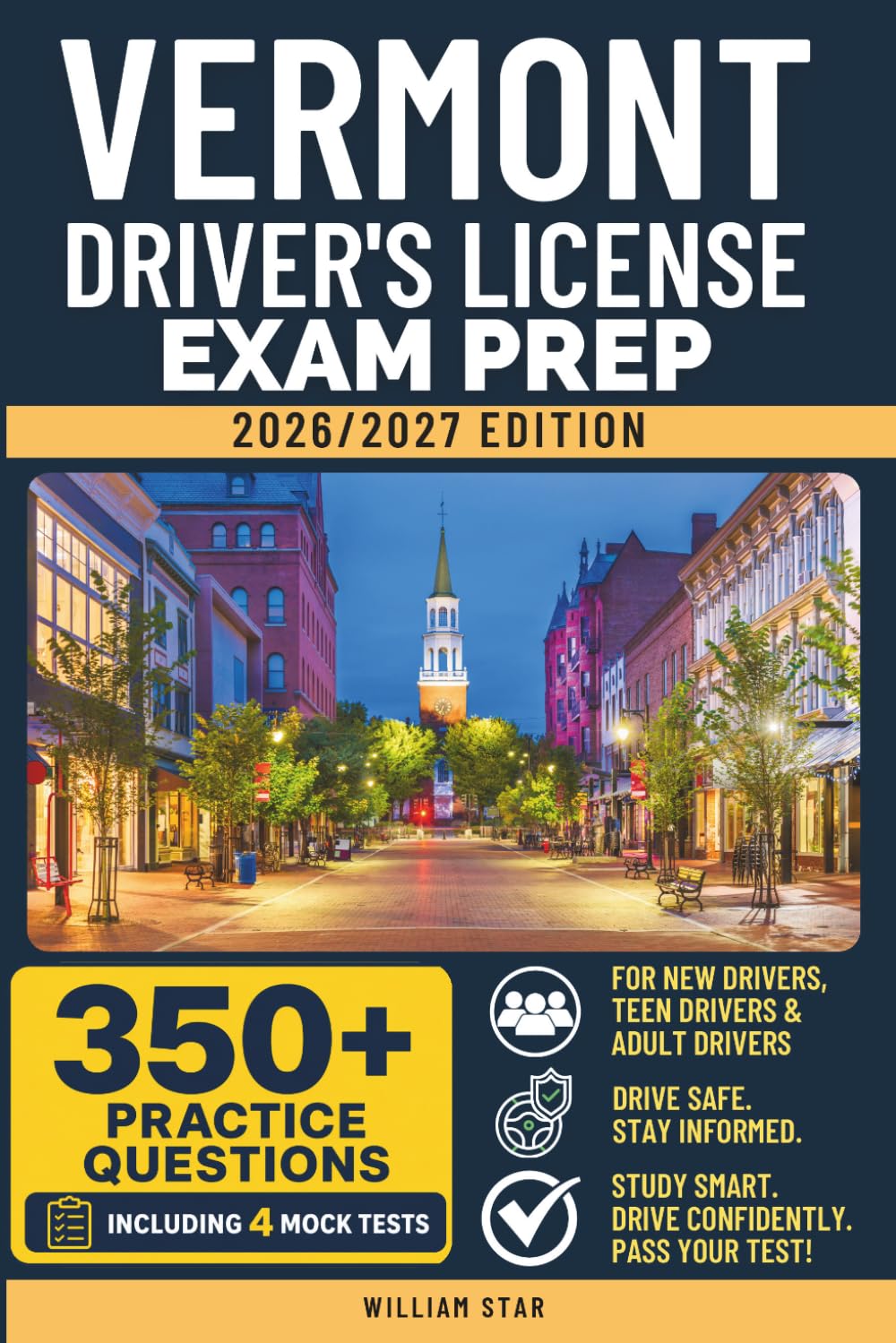 capítulo por capítulo baixar Vermont Driver's License Exam Prep: Study Guide, Road Signs & Practice Tests to Help You Pass the Written Knowledge Test (USA DMV Permit Study Books)