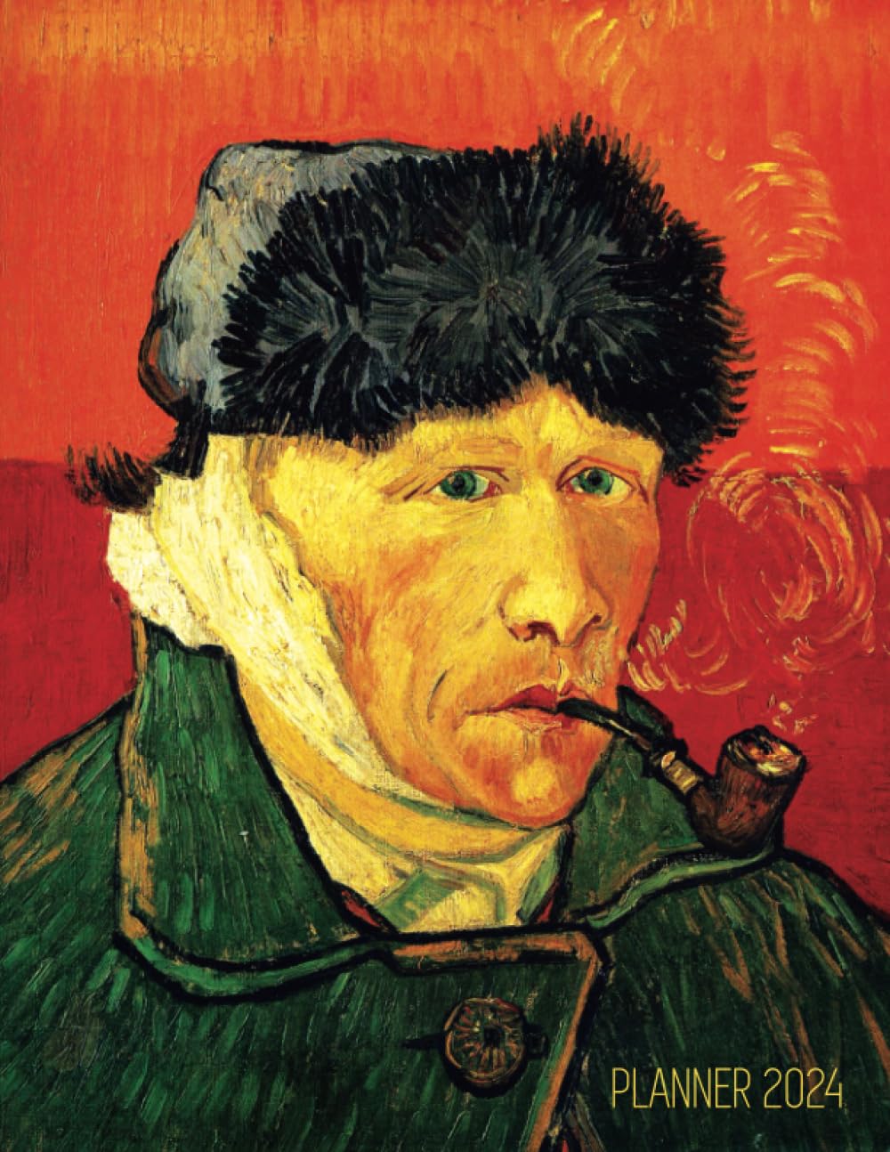 Van Gogh Monthly Planner 2024: Self-Portrait with Bandaged Ear | Artistic Daily Organizer: January–December (12 Months) baixar o livro de graça
