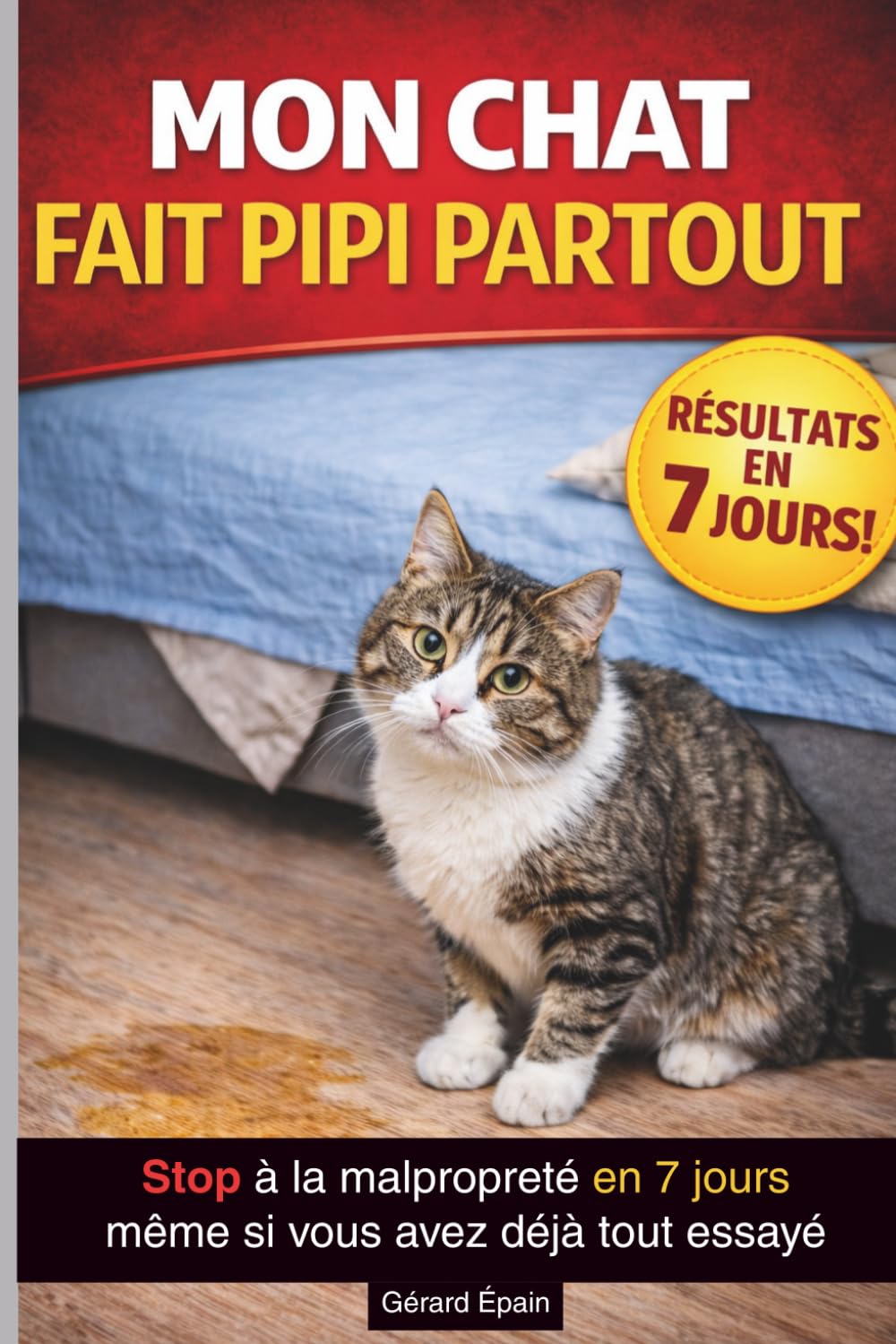 MON CHAT FAIT PIPI PARTOUT: Comprendre les causes et arrêter durablement les accidents (French Edition)
