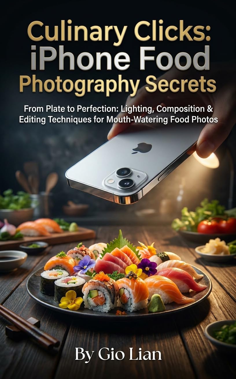 Culinary Clicks: iPhone Food Photography Secrets: From Plate to Perfection: Lighting, Composition & Editing Techniques for Mouth-Watering Food Photos (English Edition) baixar livro de graça