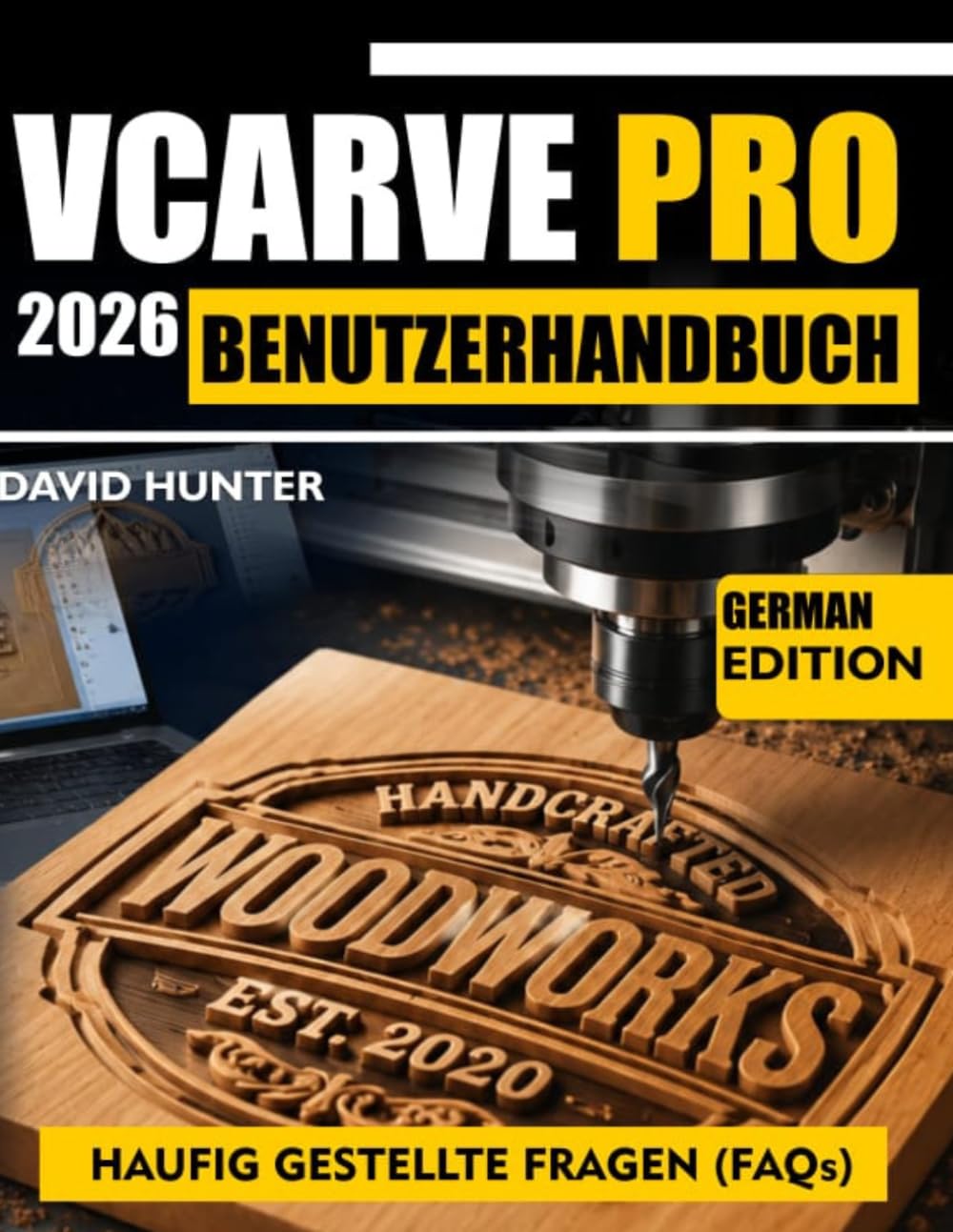 ler totalmente Vcarve Pro 2026 Benutzerhandbuch: Schritt-für-Schritt-Anleitung zum CNC-Fräsen: V-Fräsen - Werkzeugwege, Vorschübe, Geschwindigkeiten und reale Projekte