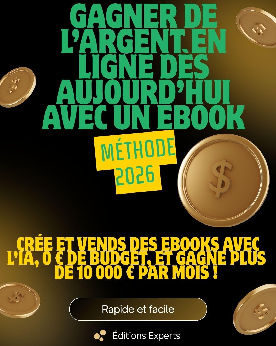 ler totalmente Gagner de l’argent en ligne dès aujourd’hui avec un ebook – Méthode 2026: Crée et vends des ebooks avec l’IA, 0 € de budget, et gagne plus de 10 000 € par mois. (French Edition)