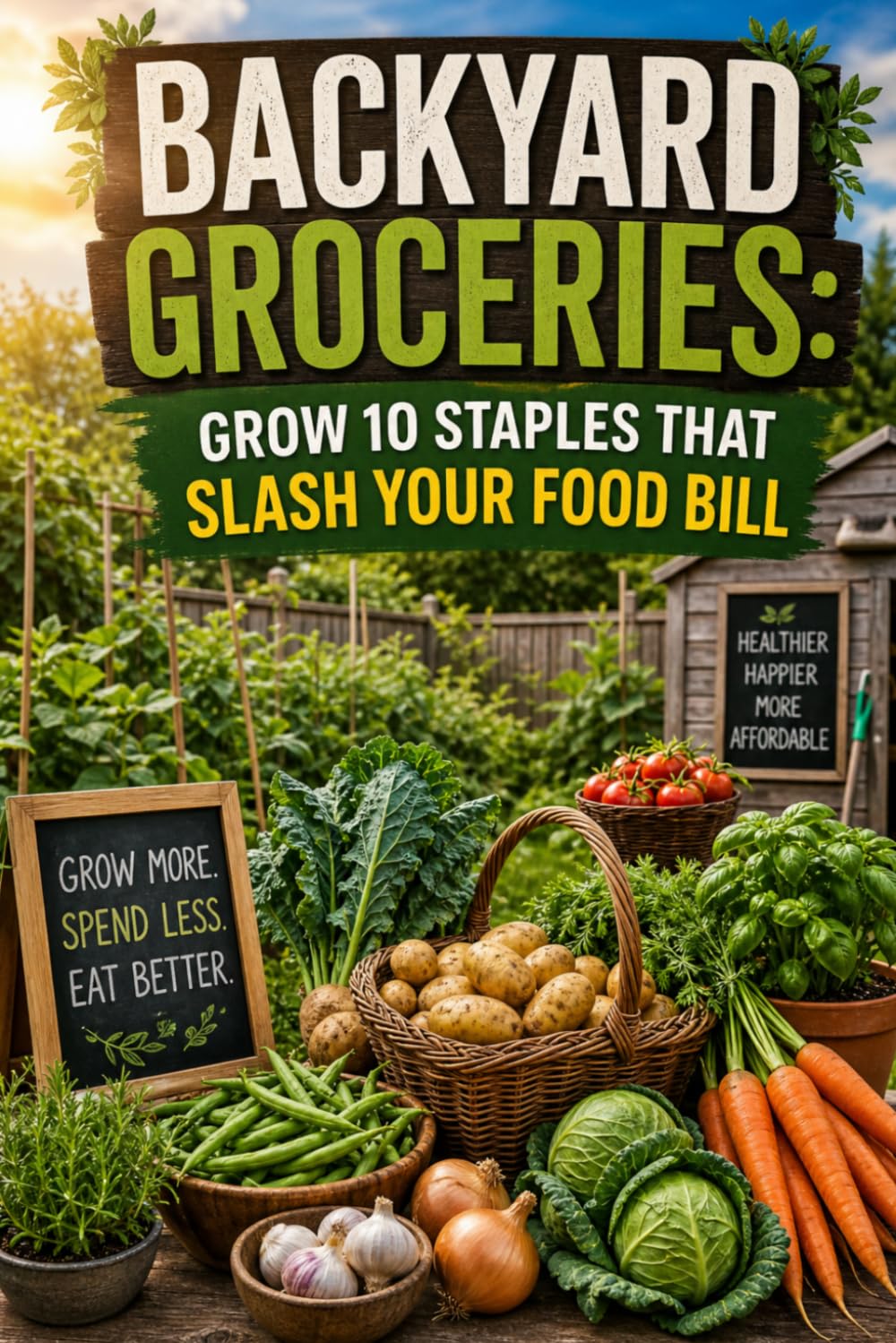 Backyard Groceries: Grow 10 Staples That Slash Your Food Bill baixar livro de graça