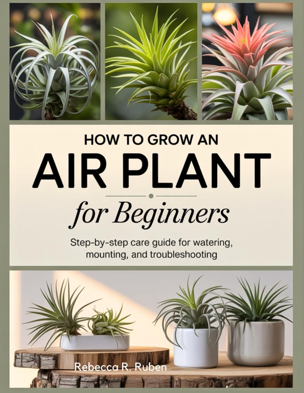 HOW TO GROW AN AIR PLANT FOR BEGINNERS: Step-by-Step Care Guide for Watering, Mounting, and Troubleshooting baixar livro de graça