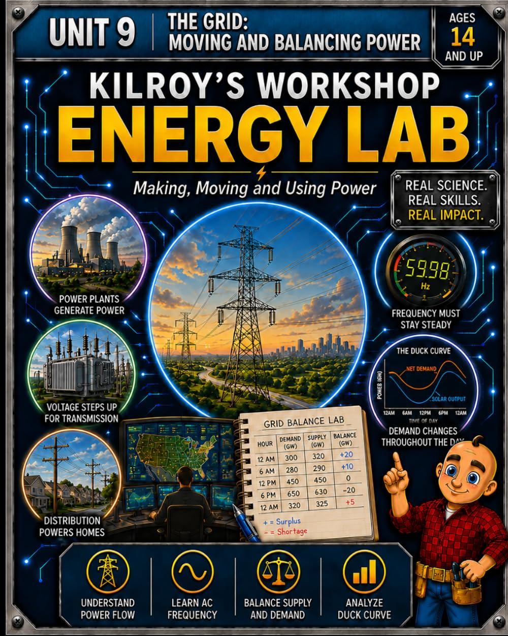 ler totalmente Shop in a Box: Energy Lab: Unit 9: The Grid: Ages 14+