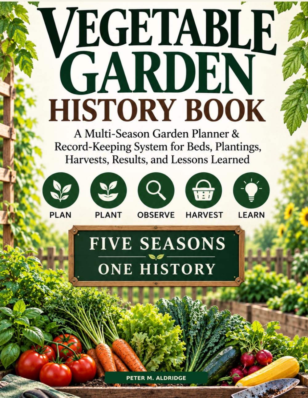 ler totalmente The Vegetable Garden History Book: A Multi-Season Garden Planner & Record-Keeping System for Beds, Plantings, Harvests, Results, and Lessons Learned