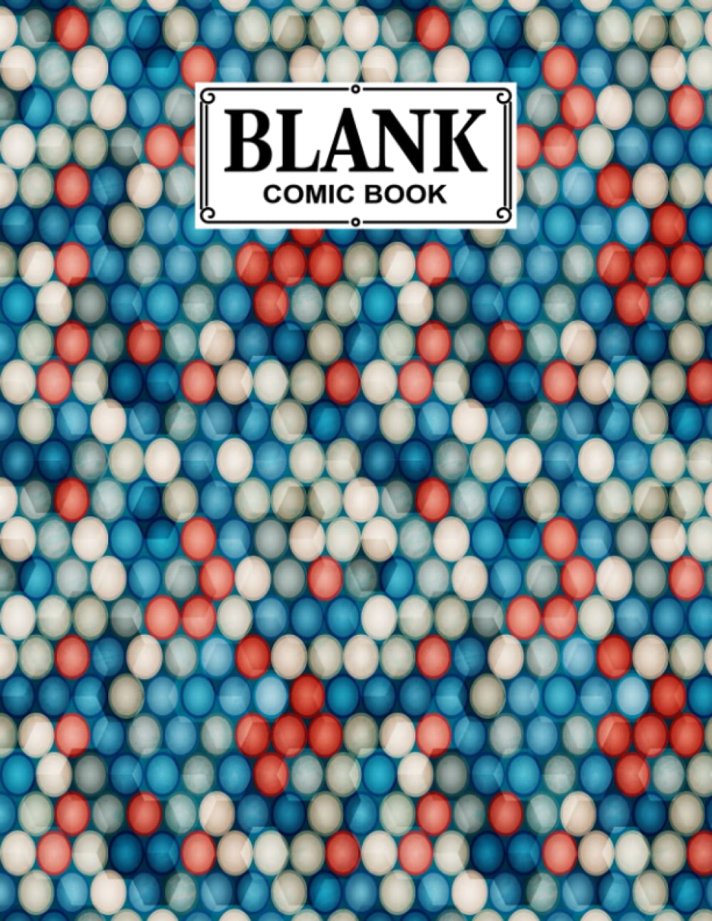 Blank Comic Book: Circles Cover, Create Your Own Story, Journal, Notebook, Sketchbook for Kids and Adults, 120 Pages - Size 8.5" x 11" Notebook by Wilfried Brandl baixar o livro de graça