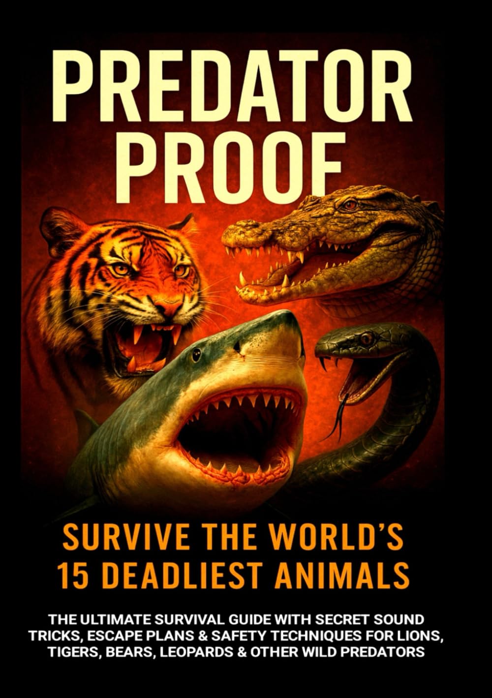 capítulo por capítulo baixar Predator Proof: Survive the World’s 15 Deadliest Animals: Ultimate Survival Guide with Secret Sound Tricks, Escape Plans & Safety Tactics Against Lions, Tigers, Bears, Leopards, Crocodiles & More